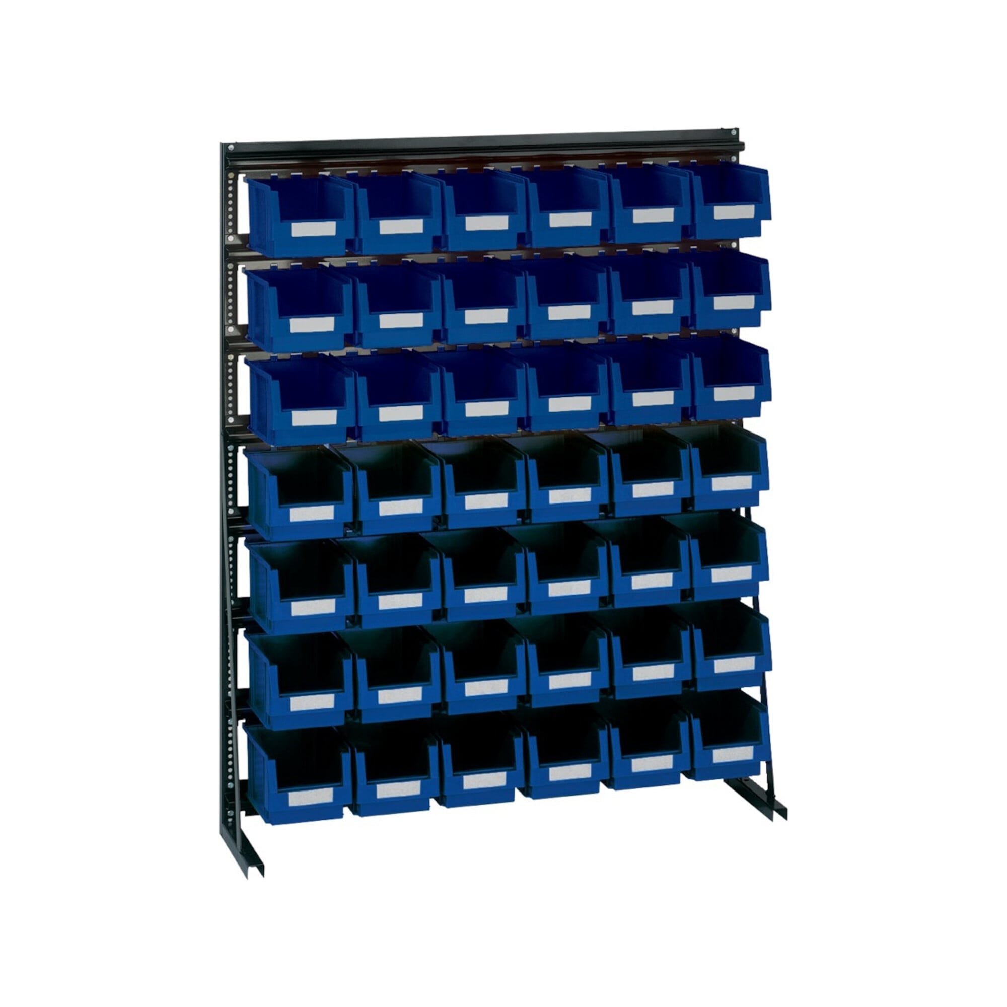 LA-KA-PE Vario-Regal V10D mit 42 PLK-Kästen, blau