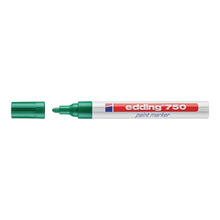 Lackmarker 750 grün Strich-B.2-4mm Rundspitze EDDING