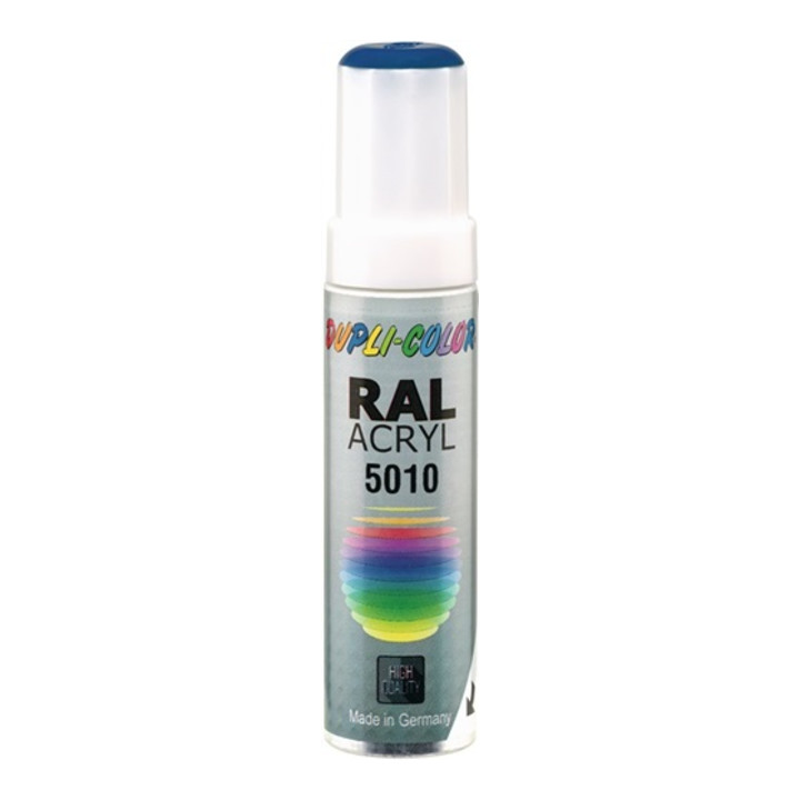 Lackstift enzianblau glänzend RAL 5010 12 ml Stift DUPLI-COLOR