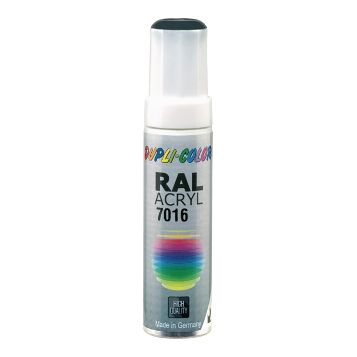 Lackstift grau glänzend RAL 7016 12 ml Stift DUPLI-COLOR
