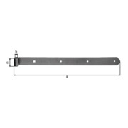 Ladenband B.40mm L.400x40mm S.4mm D.13mm VA rd GAH