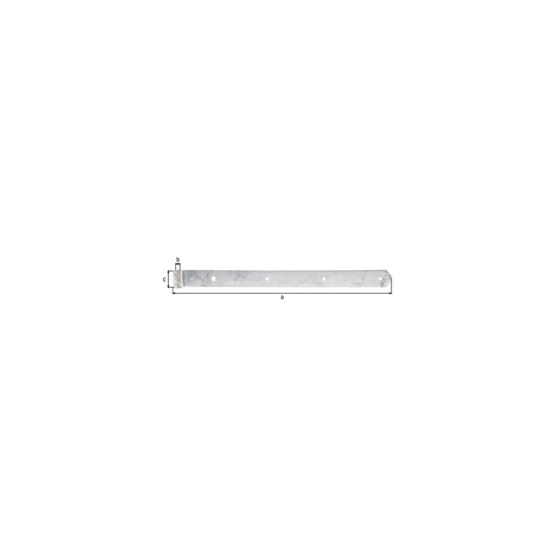 Ladenband B.40mm L.500x40mm S.5mm D.13mm STA TZN rd GAH