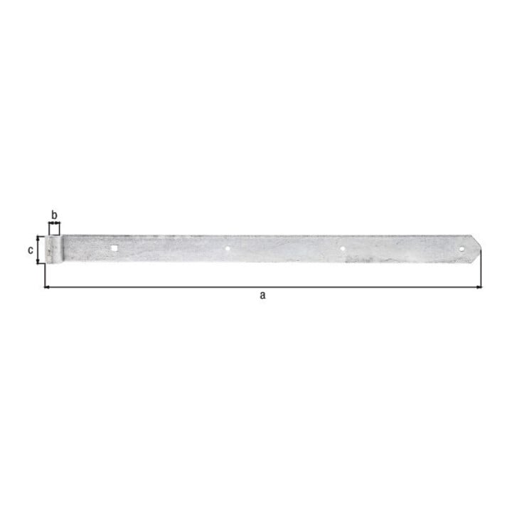 Ladenband B.40mm L.600x40mm S.5mm D.13mm STA TZN rd GAH