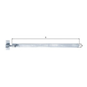 Ladenband B.40mm L.660x40mm S.5mm STA galv.gelb verz.verstellb.um 30mm GAH-3