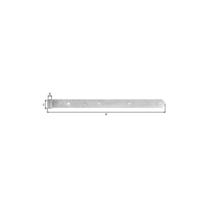 Ladenband B.45mm L.600x45mm S.5mm D.16mm STA TZN rd GAH