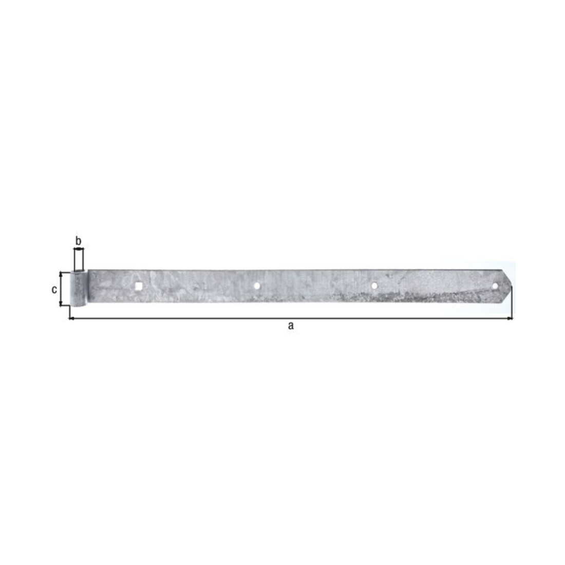 Ladenband B.45mm L.700x45mm S.5mm D.16mm STA TZN rd GAH