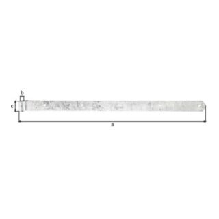 Ladenband B.45mm L.800x45mm S.5mm D.16mm STA TZN rd GAH