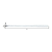 Ladenband B.60mm L.1400x60mm S.8mm D.20mm STA TZN rd GAH-3