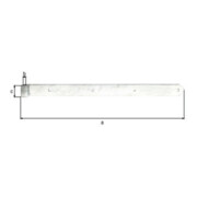 Ladenband B.60mm L.800x60mm S.8mm D.20mm STA TZN rd GAH-3