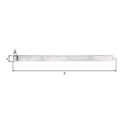 Ladenband L.1000x20x60mm S.8mm STA galv.verz.d.pass.D.20mm rd GAH-3