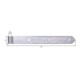 Ladenband L.300x13x40mm S.5mm STA galv.verz.d.pass.D.13mm rd GAH-3
