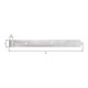 Ladenband L.400x13x40mm S.5mm STA galv.verz.d.pass.D.13mm rd GAH