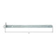 Ladenband L.500x10x30mm S.3mm D.10mm STA galv.gelb verz.rd GAH