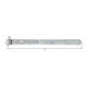 Ladenband L.600x16x45mm S.5mm STA galv.verz.d.pass.D.16mm rd GAH-3