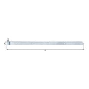 Ladenband L.800x13x40mm S.5mm STA galv.verz.d.pass.D.13mm rd GAH-3