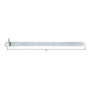 Ladenband L.800x16x45mm S.5mm STA galv.verz.d.pass.D.16mm rd GAH-3