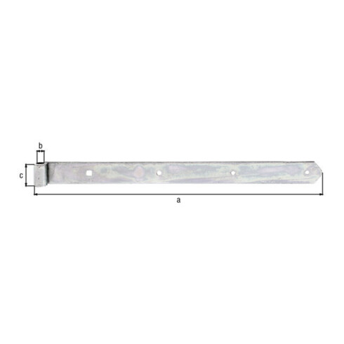 Ladenband S.5mm D.13mm STA galv.gelb verz.rd GAH