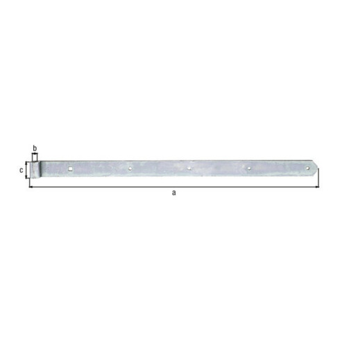 Ladenband S.5mm D.13mm STA galv.gelb verz.rd GAH