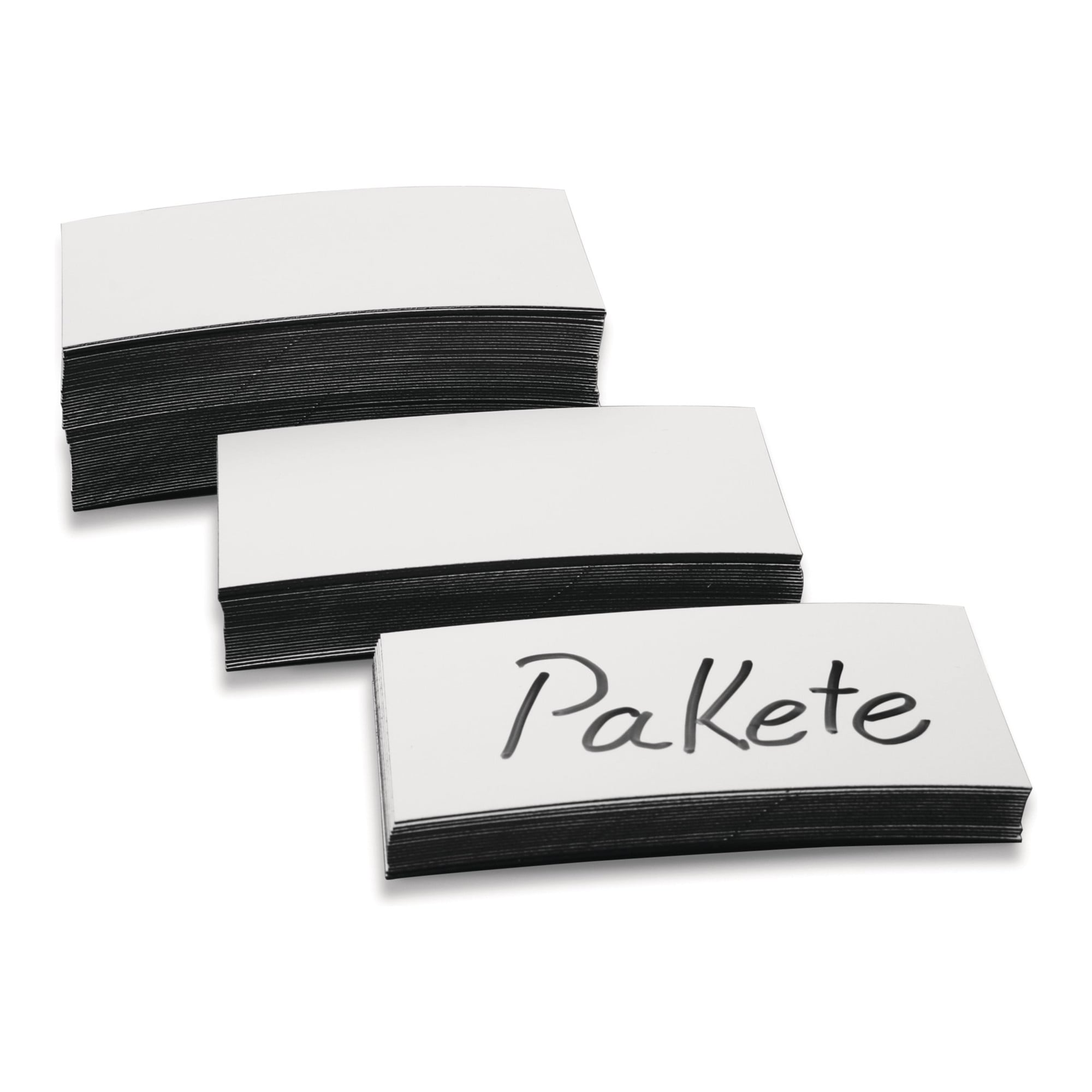 Lagerschild B30xL100 mm magnetisch weiß Stärke 0,6 mm MAGNETOPLAN