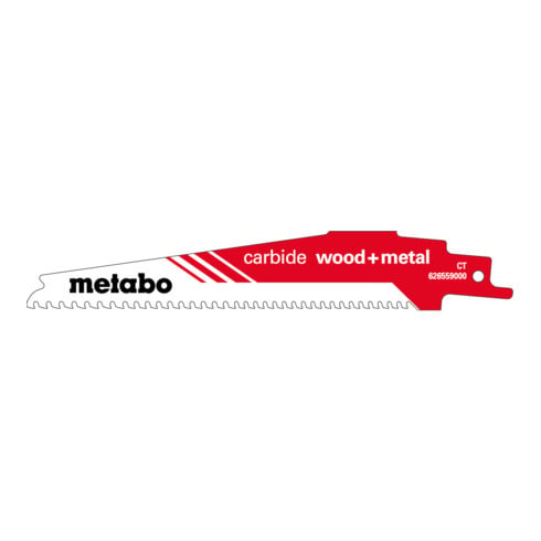 Metabo Sega a gattuccio "Carbide wood + metal" 150x1,25mm, CT, 3-4mm/6-8TPI