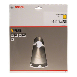 Bosch Lama circolare per sega Construct Wood, 2608641201