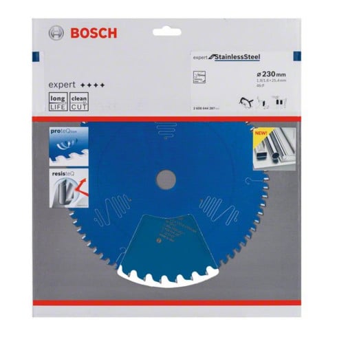 Bosch Lama circolare per sega Expert for Stainless Steel, 230x25,4x1,9x46