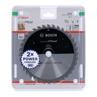 Bosch Lama circolare Standard for Wood, per sega a batteria