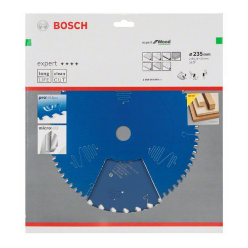 Bosch Lama circolare per sega Expert for Wood, 235x30x2,8mm 36