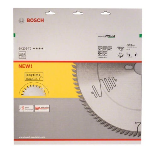 Bosch Lama circolare per sega Expert for Wood, 350x30x3,5mm 54