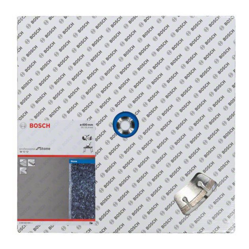 Bosch Disco da taglio diamantato Standard for Stone 400x20,00/25,40x3,2x10mm