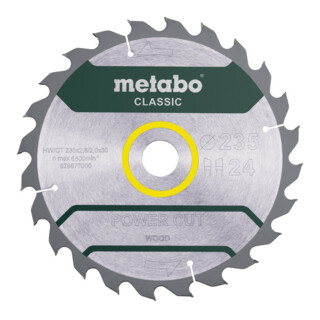 Lama Metabo "power cut wood - classic" in cartone