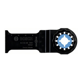 Bosch Lama per sega a immersione AIZ 32 AB Metal, l=32mm, L=50mm BIM per chiodi/tubi di rame, ecc.