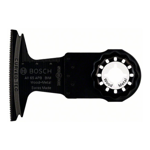 Lama per sega a immersione Bosch AIZ 65 BB Wood and Nails, BIM, 40 x 65 mm