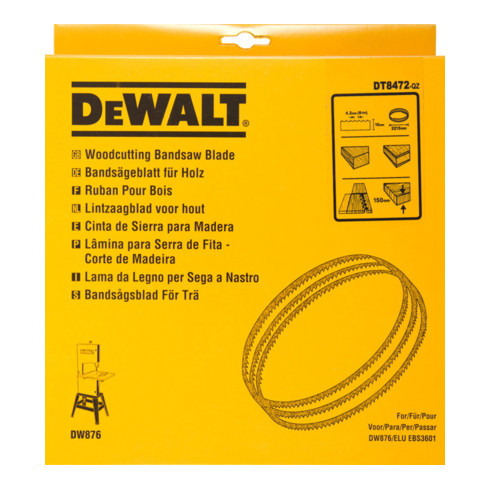 DEWALT Lama per sega a nastro 2215x10x0,4mm 4,2mm DT8472-QZ