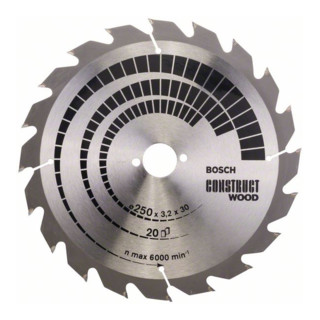 Bosch Lama circolare Standard Wood, per seghe circolari da banco (a prova di chiodo) 30mm