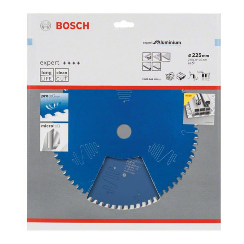 Bosch Lama per sega circolare Expert for Aluminium 225 x 30 x 2,6 mm 68