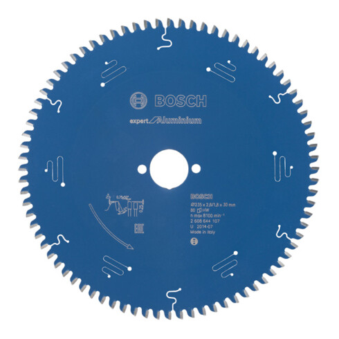 Lama per sega circolare Bosch Expert for Aluminium 235 x 30 x 2,6 mm 80
