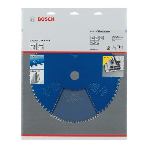 Bosch Lama per sega circolare Expert for Aluminium 305x30x2,8mm 96