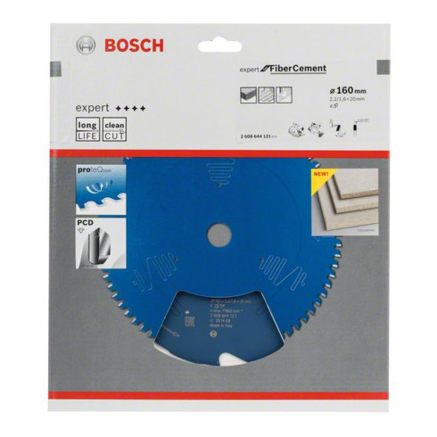 Bosch Lama per sega circolare Expert for Fibre Cement 160 x 20 x 2,2 mm 4