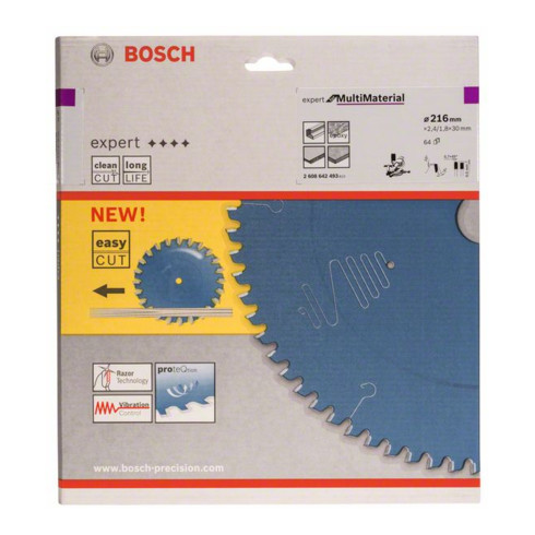 Bosch Lama Expert Universal per seghe circolari, per pannelli e troncatrici 30mm 2,4mm