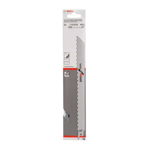 Bosch Lama per sega a gattuccio S 1111 K Basic for Wood