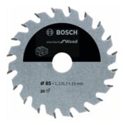 Bosch Lama circolare Standard for Wood, per sega a batteria