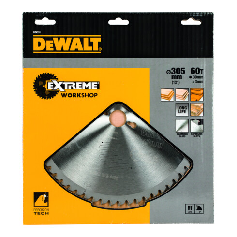 DEWALT Lama per sega circolare fissa 305/30mm 60WZ DT4331-QZ