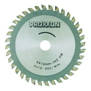 Proxxon Lama per sega circolare, con riporto in metallo duro, 80mm, 36 denti