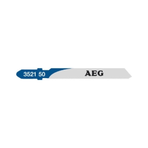 AEG Lama per seghetto alternativo T118A per metallo, dentatura L=55mm/passo denti: 1,2mm per tagli in lamiera molto sottile