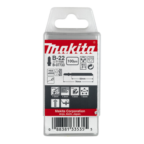 Makita Lama per seghetto alternativo B-22 100pz. (B-07733)