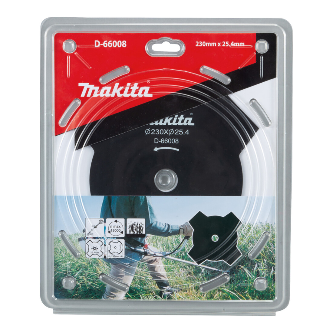 Lame à 4 dents Makita 230 x 25,4 mm D-66008
