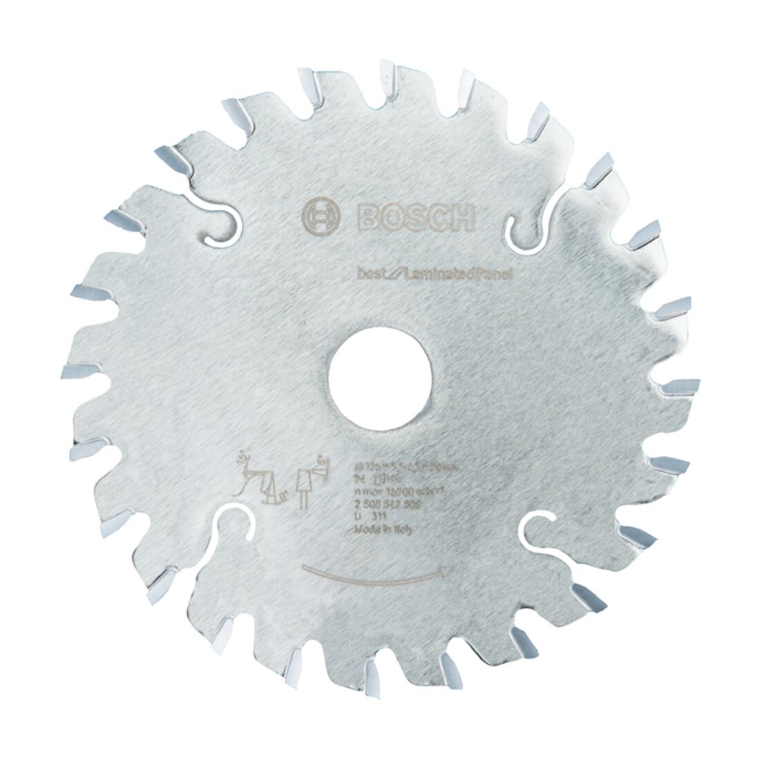Lame de scie circulaire Bosch plastique Pour scies circulaires à format horizontales/verticales et scies circulaires de table