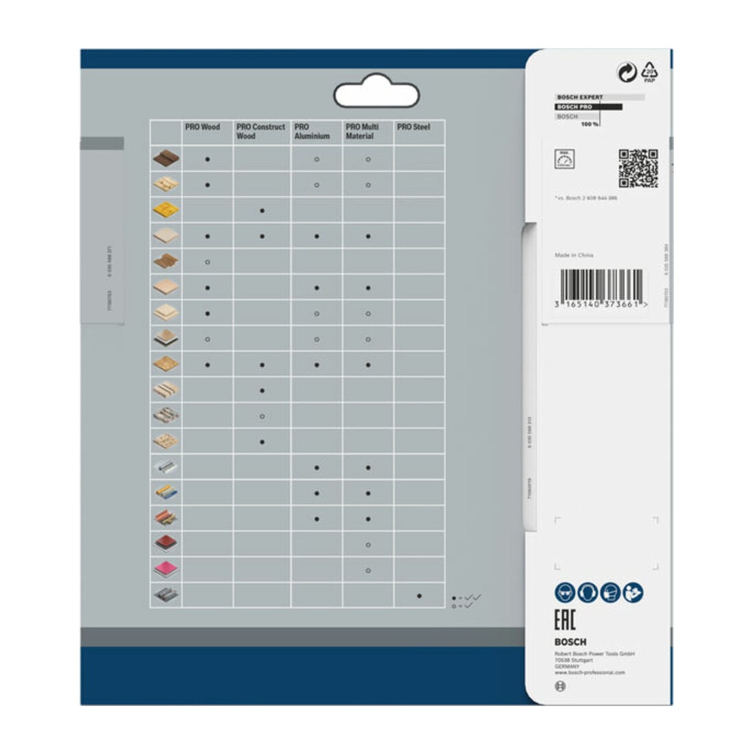 Lame Bosch Optiline Wood pour scies circulaires électroportatives 190 x 30 x 2,0 mm 16