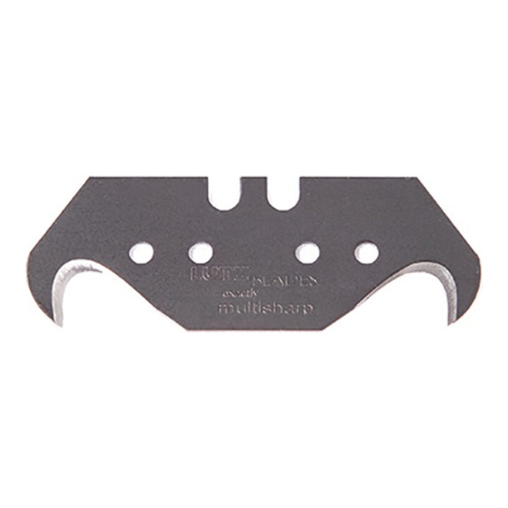 Lame crochue multisharp L48,2xl18,7xS0,65mm avec poinçonnage 10 unités / distrib